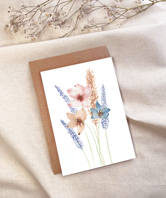 Aquarel boeketje