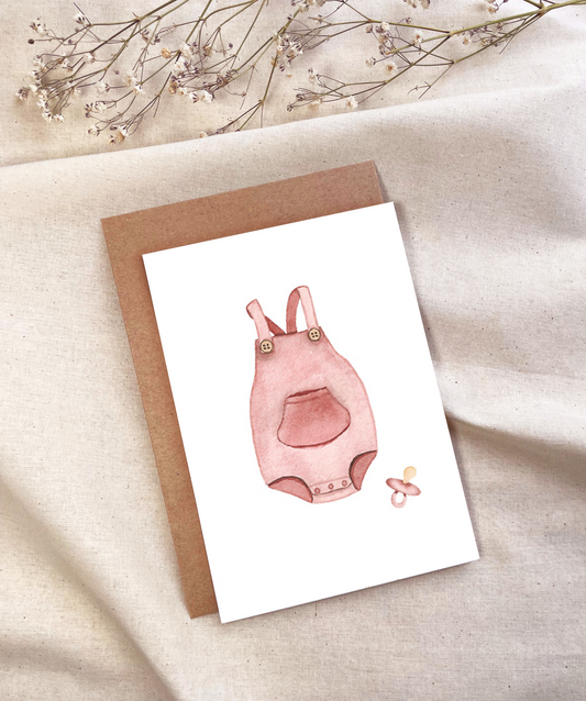 Lief rompertje met speen - Roze