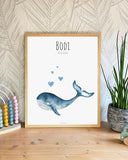 Geboorteposter walvis