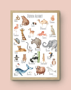 Dieren Alfabetposter