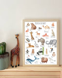 Dieren Alfabetposter