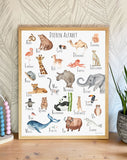 Dieren Alfabetposter