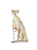 aquarel kaart cheeta jachtluipaard