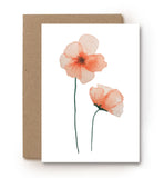 aquarel kaart bloemen